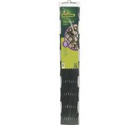 Intermas - INTERMAS Treillis Extensible en PVC 1 x 2 m Gris TREILLIFLEX