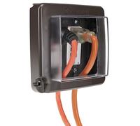 Intermatic WP7200BR Lot de 2 couvercles à 2 interrupteurs à profil bas extra résistant aux intempéries Bronze - Fenêtre avant extensible, montage polyvalent, kit d'installation complet - Protection