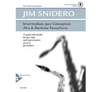 Intermediate jazz conception for alto sax saxophone +cd