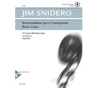 Intermediate jazz conception for bass lines basse +cd