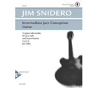 Intermediate jazz conception guitar guitare +cd