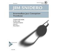 Intermediate jazz conception trombone +cd