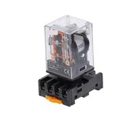 Intermediate relay MK3P-I MK2P-I small electromagnetic relay 11PIN DC12V DC24V AC110V AC220V NWPNLXEA(MK2P-I,DC12V)
