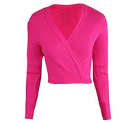 Intermezzo Femmes Ballet Veste d'emballage/Gilet 6000 Jersey Elisa - Couleur: Fuchsia (009) - Taille: L