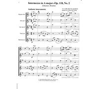 Intermezzo in A Major for Saxophone Quintet by Johannes Brahms