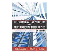 International Accounting And Multinational Enterprises