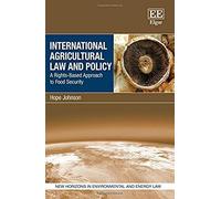 International Agricultural Law And Policy