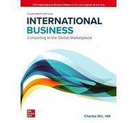 International Business: Competing in the Global Marketplace ISE