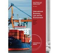 International Business Law and Its Environment, International Edition
