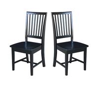 International Concepts Mission Chaise Noir