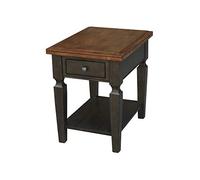 International Concepts Vista Table bout de canapé Hickory/charbon délavé 61 cm