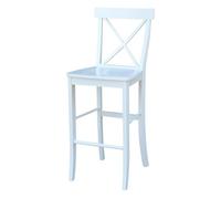 International Concepts X Tabouret de bar avec dossier
