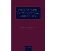 International Copyright Law And Policy