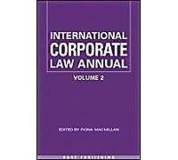 International Corporate Law - Volume 2 2002