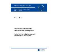 International Corporate Public Affairs Management