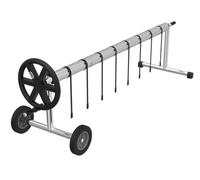 INTERNATIONAL COVER POOL Enrouleur de Couverture de Piscine Pro. Réglable jusqu'à 4,2m avec Tube 80mm. Facile à Assembler