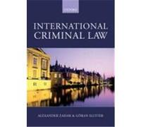 International Criminal Law Alexander Zahar, Goran Sluiter (Auteur)