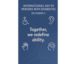 International Day of Persons with Disabilities - Design 1: Awareness & Inclusion Mini Book for Schools and Community Programs December 3