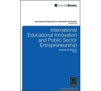 International Educational Innovation And Public Sector Entrepreneurship
