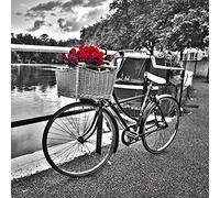 International Graphics - Image prête à l‘accroche - Assaf, Frank - ''Romantic Roses I''- 30 x 30 cm - Impression directe sur verre acrylique