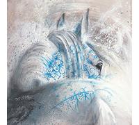 International Graphics - Image prête à l‘accroche - Cédric, Cazal - ''Brume d´argent I''- 30 x 30 cm - Impression directe sur verre acrylique