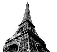 International Graphics - Image prête à l‘accroche - Dominique, Massot - ''Tour Eiffel High''- 30 x 30 cm - Impression directe sur verre acrylique