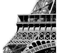 International Graphics - Image prête à l‘accroche - Dominique, Massot - ''Tour Eiffel Zoom''- 30 x 30 cm - Impression directe sur verre acrylique