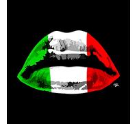 International Graphics - Image prête à l‘accroche - Morgan, Paslier - ''Italian Kiss''- 30 x 30 cm - Impression directe sur verre acrylique