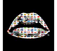 International Graphics - Image prête à l‘accroche - Morgan, Paslier - ''World Kiss''- 30 x 30 cm - Impression directe sur verre acrylique