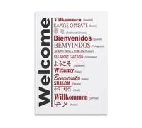 International Greeting Poster Multicultural Learning Art
