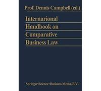 International Handbook On Comparative Business Law