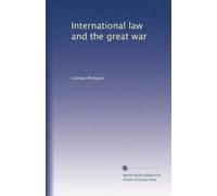 International law and the great war