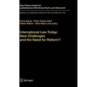 International Law Today: New Challenges And The Need For Reform?