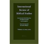 International Review of Biblical Studies 2004-2005
