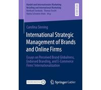 International Strategic Management Of Brands And Online Firms