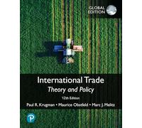 International Trade: Theory and Policy – Édition globale – Pearson Education