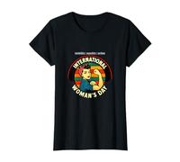 International Women's Day Visibility Equality Action Retro T-Shirt