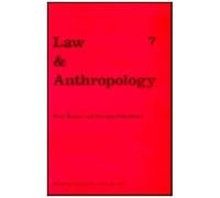 International Yearbook For Legal Anthropology, Volume 7