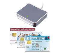 Internaviguer uTrust 2700R Lecteur USB idéal pour signature numérique, carte sanitaire (TSN) et activation SPID, cartes modèle AT électronique (ATe), carte multi-services défense