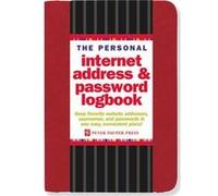 Internet Address Password Log Red by Created by Inc Peter Pauper Press Inconnu (Auteur)