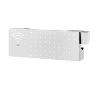 Internet Box Hider - Wall Mount Carbon Steel Organizer, WiFi Router Cover, Multi-usage Network Box Storage | Electronics Outlet Guard, Living Room TV Desktop, Cable Management Basket, Stockage caché