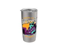 Internet Cat Bro, le geek par excellence Gobelet isotherme en acier inoxydable double paroi