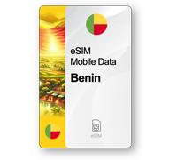 Internet eSIM Bénin, valable 30 jours, trafic 5 GB