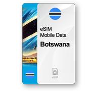 Internet eSIM Botswana, valable 30 jours, trafic 20 GB