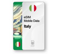 Internet eSIM Italie, valable 30 jours, trafic 20 GB