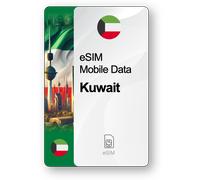 Internet eSIM Koweït, valable 30 jours, trafic 5 GB