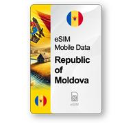 Internet eSIM La République de Moldova, valable 30 jours, trafic 10 GB