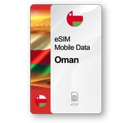 Internet eSIM Oman, valable 30 jours, trafic Illimité
