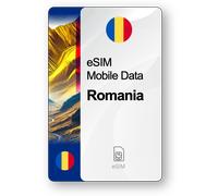 Internet eSIM Roumanie, valable 15 jours, trafic Illimité