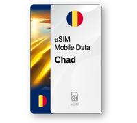 Internet eSIM Tchad, valable 7 jours, trafic Illimité